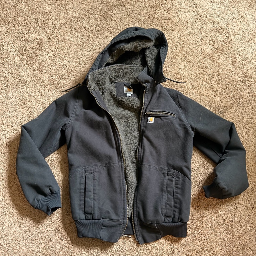 Carhartt Black Canvas Work Jacket